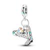 Colorful Copper Metal Colorful Gem Clip Ferris Wheel Tree of Life Lotus Charm Bead Component Compatible With Do It Yourself Bracelet High Quality