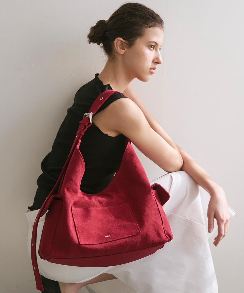 Mur Noma Pocket Hobo Bag (7Color)
