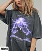 Wizard Lightning Shirt,Retro Medieval Mage Tee,Dark Aesthetic Wizard Shirt,Gothic Fantasy Tee,Dark Fantasy Graphic Top,Magic Lightning Top
