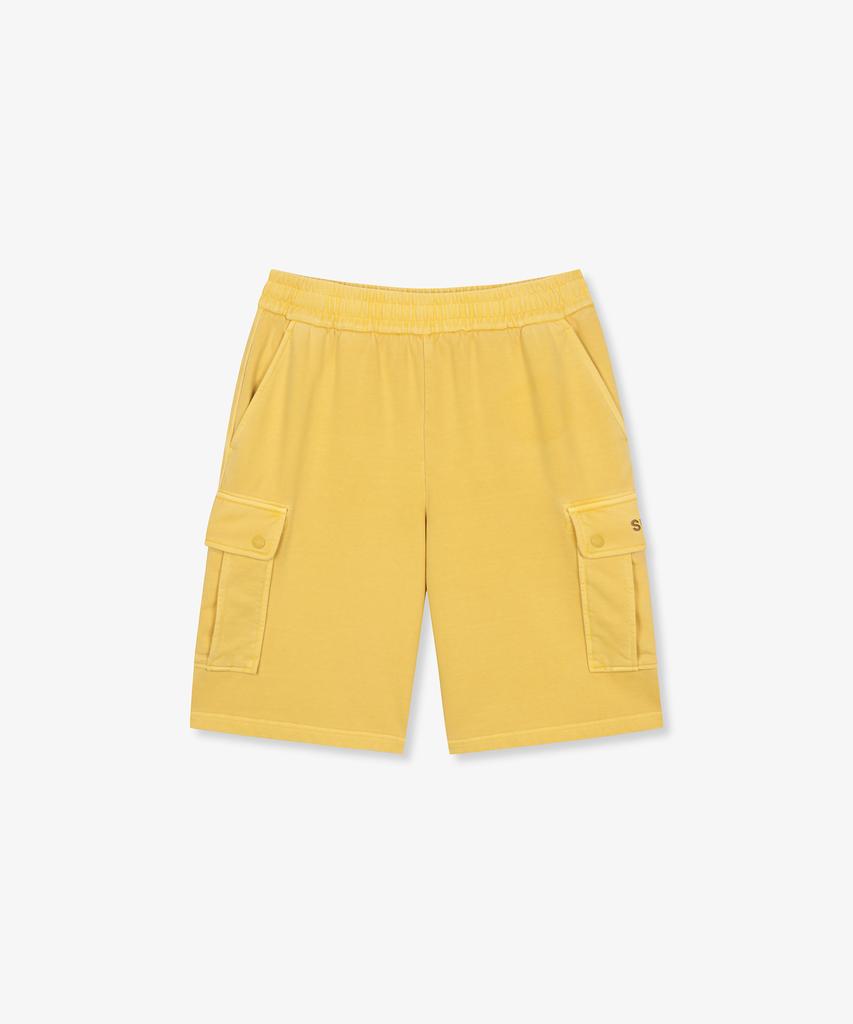 SUPRA Garment-Dyed Cargo Shorts (Yellow)