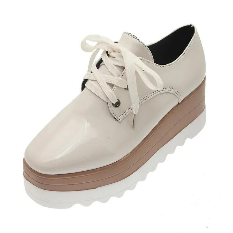 Fashion Luxury Women Sneakers Platform Shoes for Women Fashion Lace-Up Casual Shoes Comfortable Chunky Women Sports Shoes New