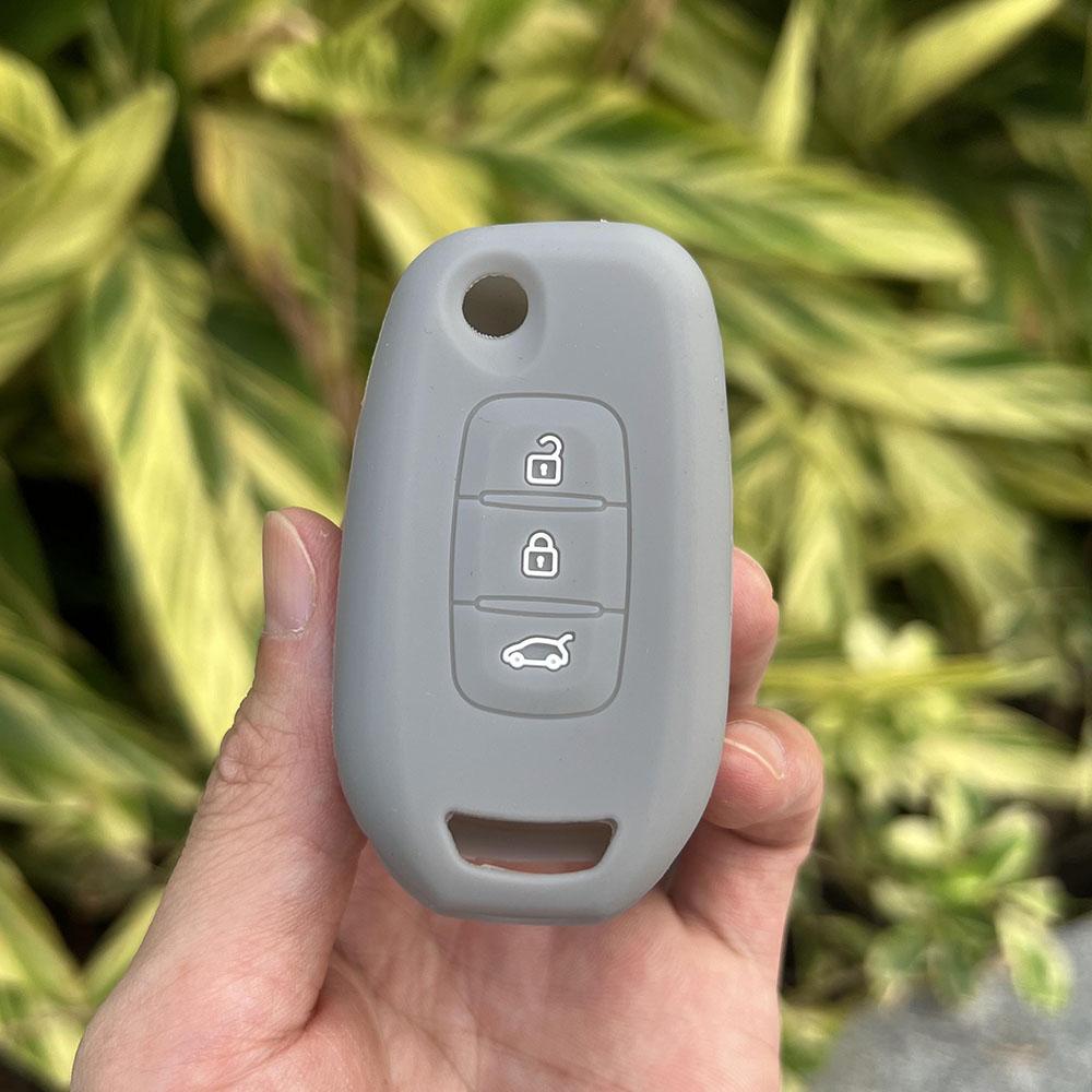 Silikon Autoschlüsselhülle Weiche Fernbedienungsabdeckung Für Renault Kwid Trafic Clio Kadjar Clio 5 Captur Arkana Sandero Stepway Logan Twingo