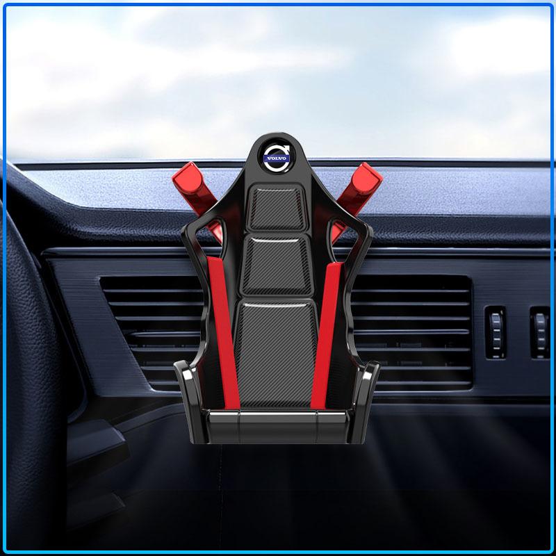 Racing Seat Shape Car Phone Holder GPS Air Vent Mount Holder Stand Bracket For Volvo XC60 XC90 S60 S80 S40 V40 V60 V70 V50 XC70