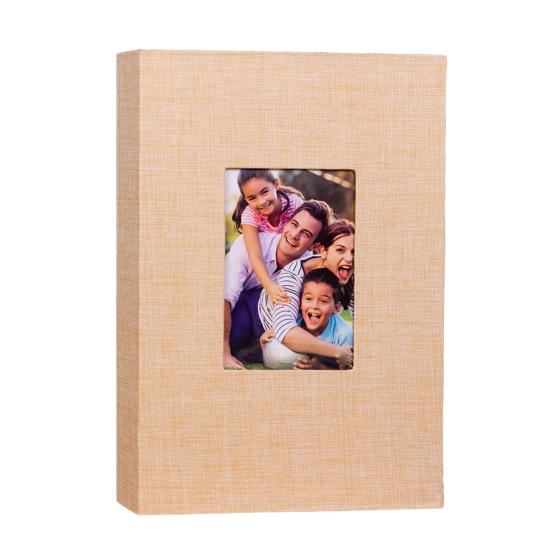 Yousheng Fotoalbum 10x15 300 Seiten Leinen Einband Bilderbuch mit Frontfenster Personalisierbares Scrapbook Erinnerungsbuch für Baby Paare Urlaub