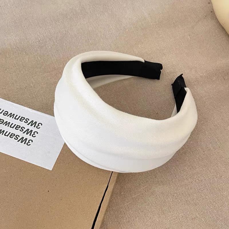 Women Grey Wide Headband, High Cranial Top Head Hoop For Daily Travel Fashion Hair Accessories New Arrival