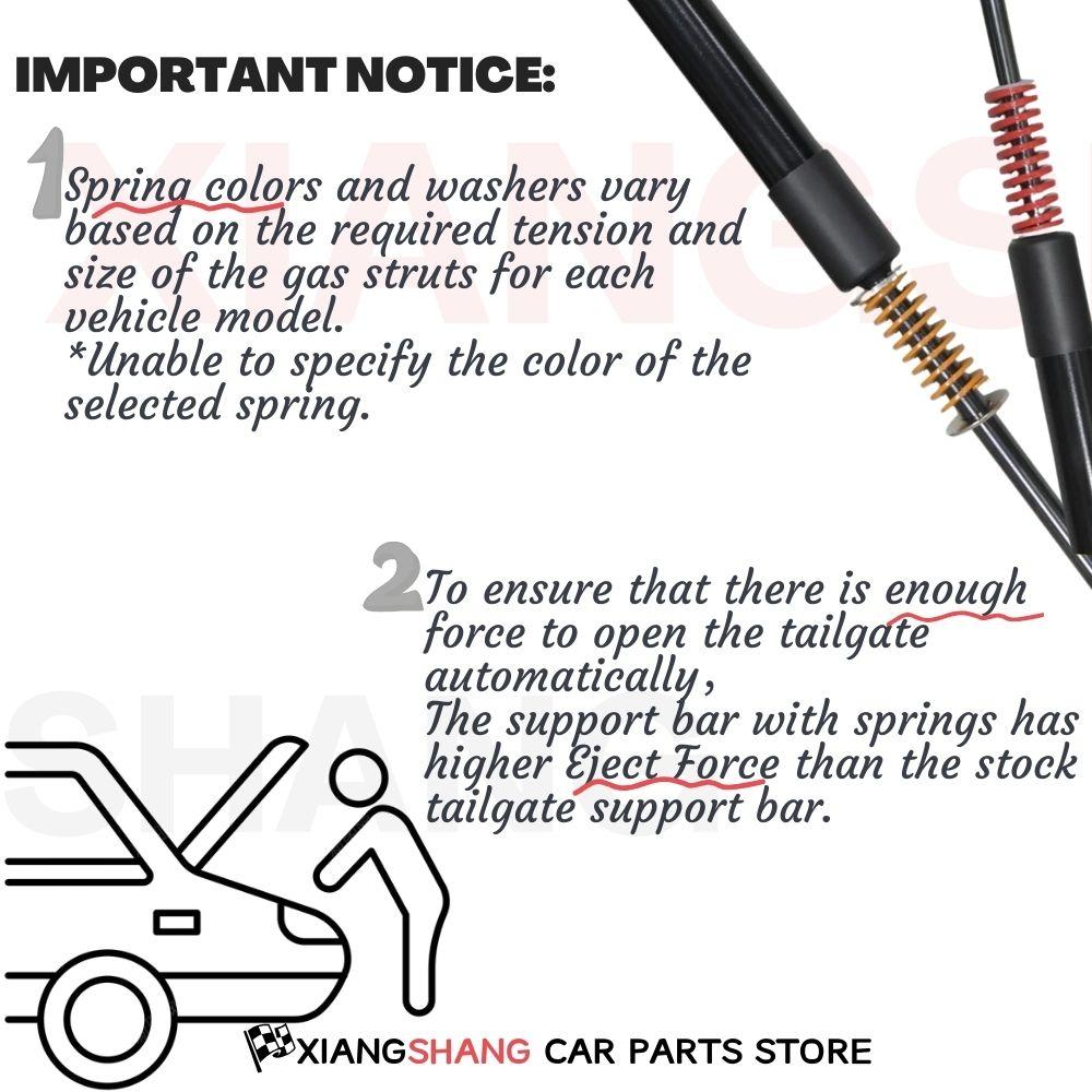 Auto Pop-Up Trunk Struts for Mazda6 (GG1) Hatchback With Spoiler 2002-2008 Automatic Opening Gas Lift Supports with Springs