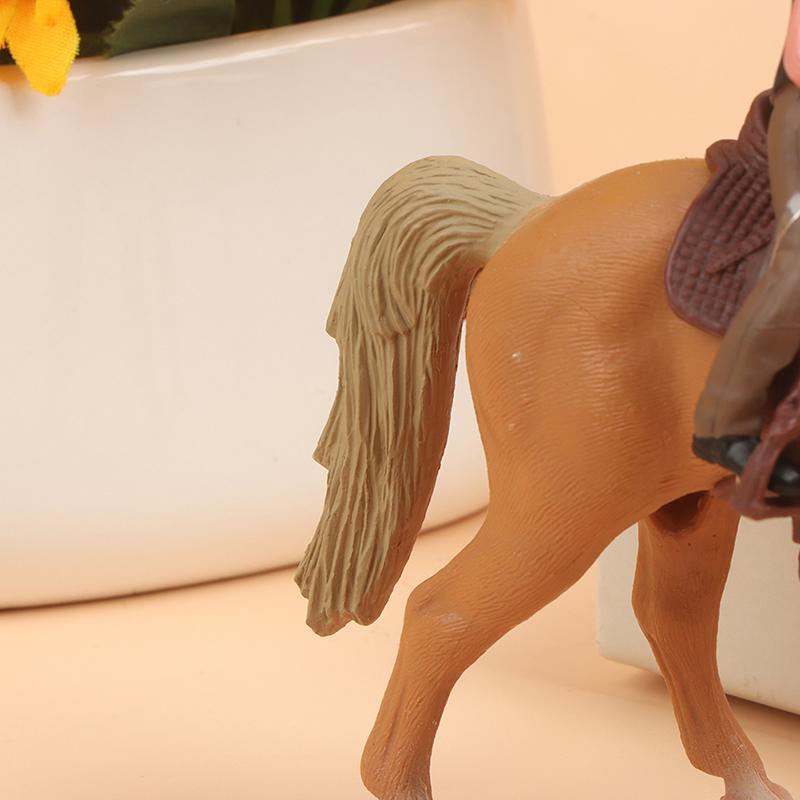Simulation Mini Animals Horse Racing Models Action Figures Model Education Toys