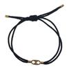 CELINE Bracelet Black/gold Metal Women