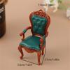 1/12 Dollhouse Simulation Mini Armchair Model Doll Home Living Room Sofa Chair Furniture Decor Toy Dolls House Accessories