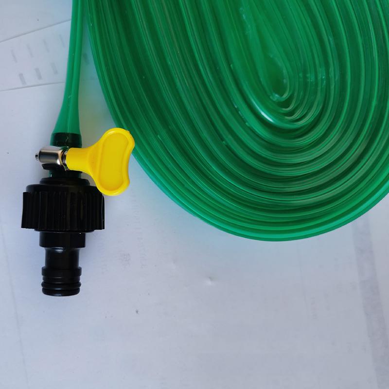 Soaker Hose Pipe Garden Lawn Sprinkler Drip Irrigation Water Spray Plants Watering Flat Drip