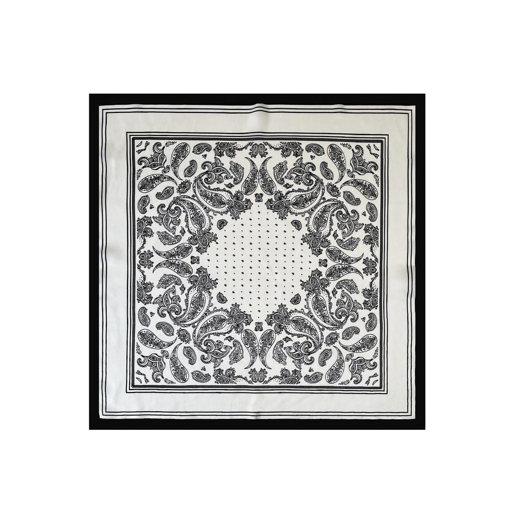 New 71cm Silk Scarf Satin Square Scarf Clothing with Silk Scarf High-end Women's Headscarf Thin Scarf