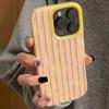 Case For iPhone 16 15 14 13 12 11 17 Pro Max White Striped Blue Folds Texture Phone Case Phone Cover For iPhone 16 Plus Funda