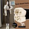 Cashmere Pants Women's Winter High Waist Belly Slimming and Pile Thickening