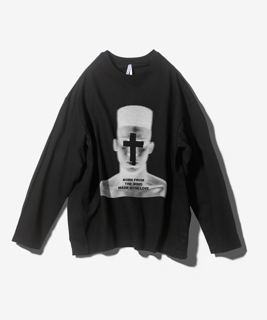 Paensyo From Over Fit Long Sleeve - Black