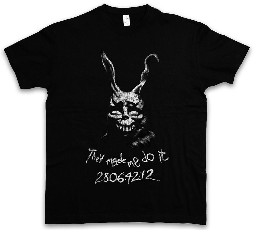 FRANK DER HASE T-SHIRT Sie haben mich dazu gebracht Donnie Film Darko Nummer Zahlen