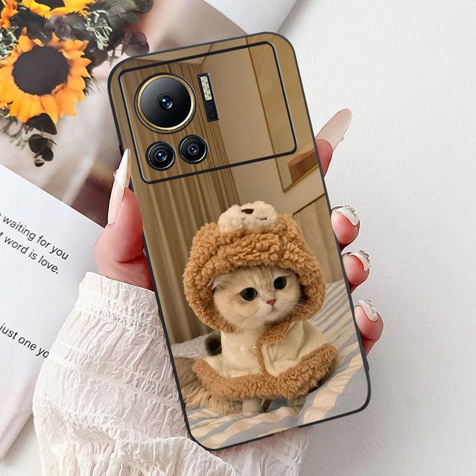 For Infinix Note 12 VIP Case X672 Cover New Stylish Flower Butterfly Soft Silicone Phone Cover For Infinix Note 12i X6819 Bumper