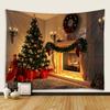 Tapiserie acasă Tapiserie de Crăciun șemineu pânză de fundal Tapiserie de Crăciun Tapiserie decor pentru cameră de perete