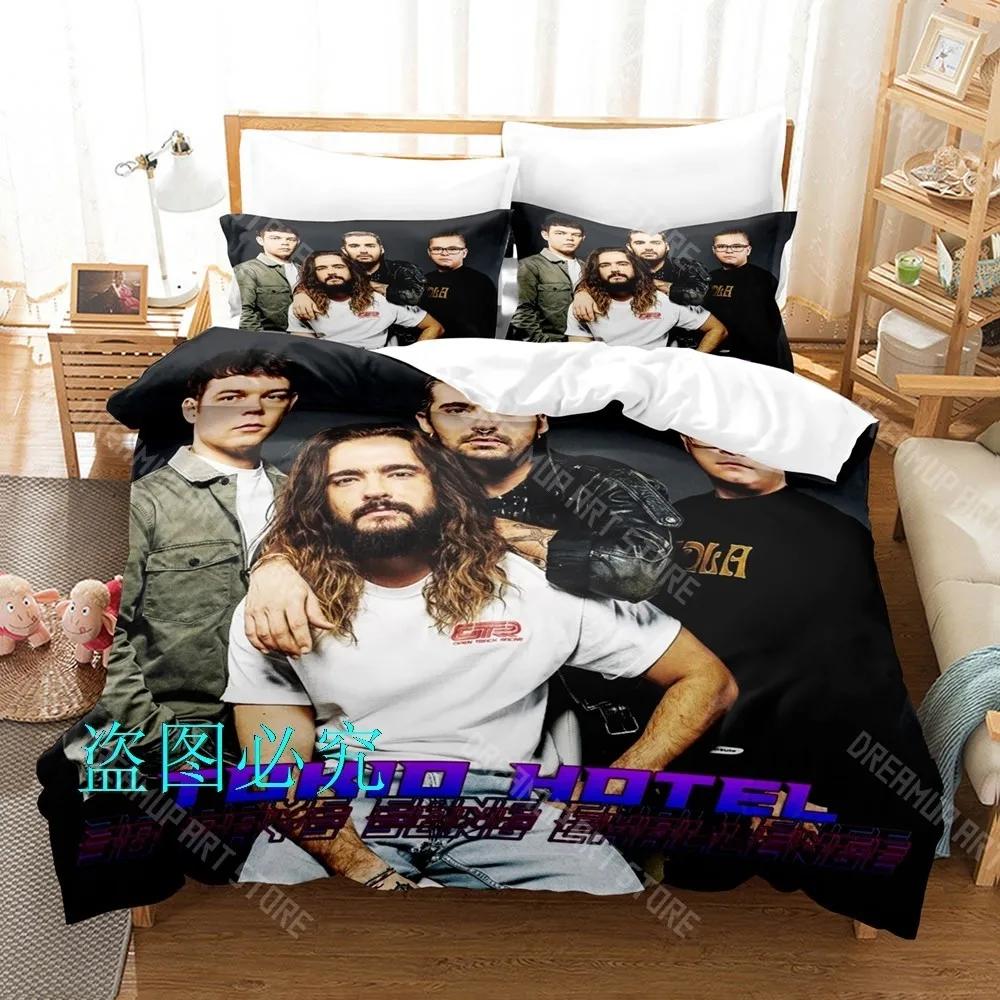 3D Print Tokio Hotel Bedding Set Single Twin Full Queen King Size Bed Set Adult Kid Bedroom Duvetcover Sets