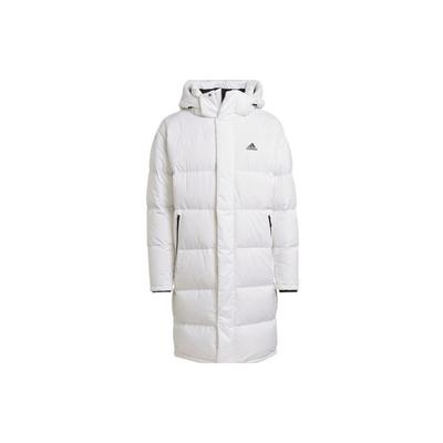 adidas Abrigo Largo Acolchado con Capucha para Hombre Ropa Exterior Blanco GF0073