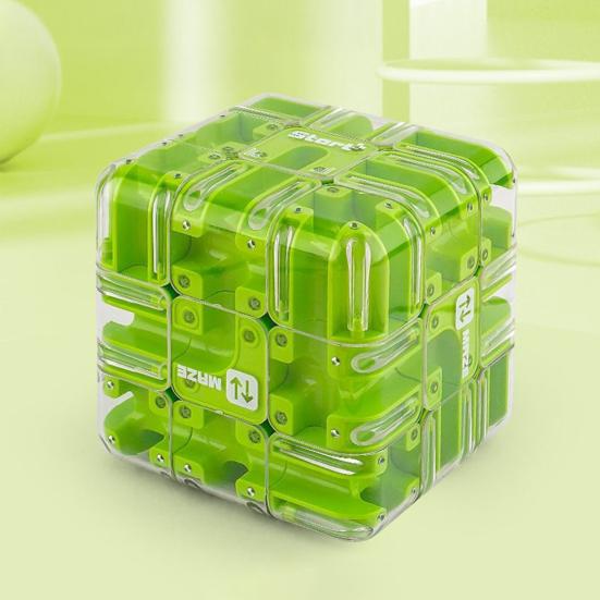 1/2Pcs 3D Puzzle Maze Cube Educational Brain Teaser Handheld Rolling Ball