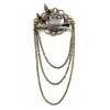 Unique Steampunk Inspired Wing Gear Brooch Alloy Metal Pin Steampunk Costume Jewelry For Gothic Lovers And Trendsetters