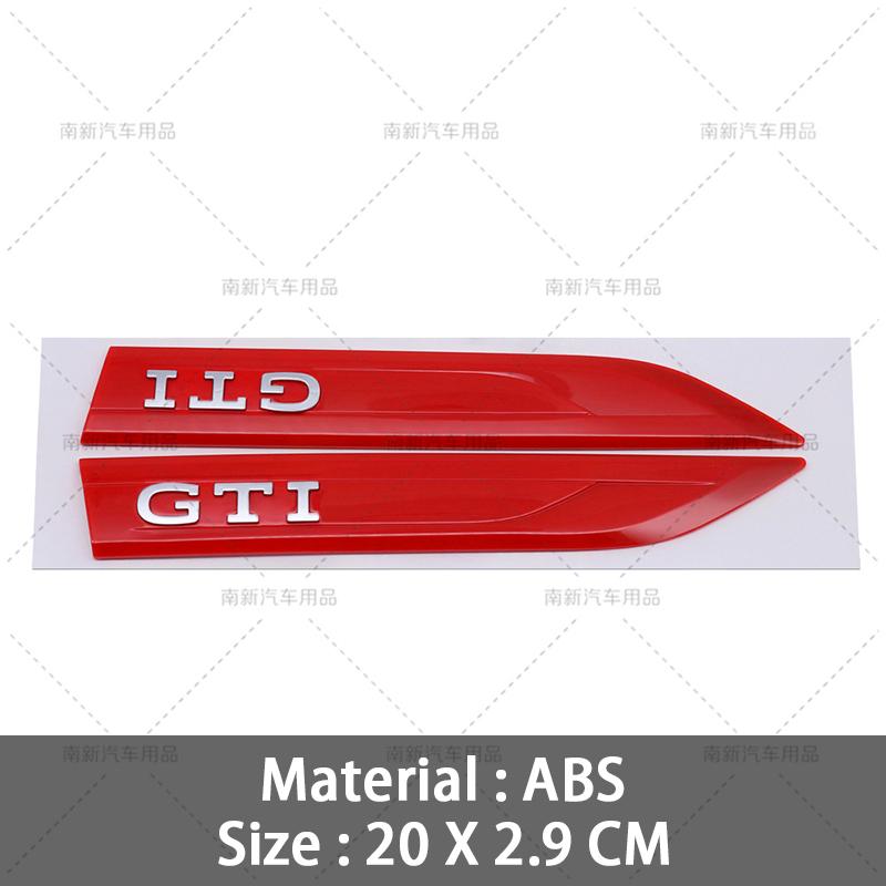 2026 Horké Pro Volkswagen VW 3D ABS GTI GTD Znak Odznak Samolepky na Dveře Blatník Pro Volkswagen VW Golf 4 5 6 7 8 MK3 MK4 MK5 M