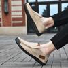 Nieuwe zachte heren loafers instappers echte leren casual schoenen voor heren plus size 39-48 flats sneakers heren handgemaakte design heren schoenen