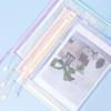 Pastel Multipurpose Mesh Zipper Pouch A4 5-pack