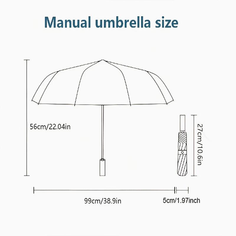 Beau motif grenouille, parapluie pliant automatique, design portable et pliable, 8 baleines, un cadeau de Noël ou d'anniversaire.