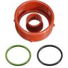 Kit de 4 bagues d'étanchéité en caoutchouc rouge pour admission Turbo et reniflard A6420940080 6420940580 pour Mercedes OM642 Accessoires de voiture de haute qualité