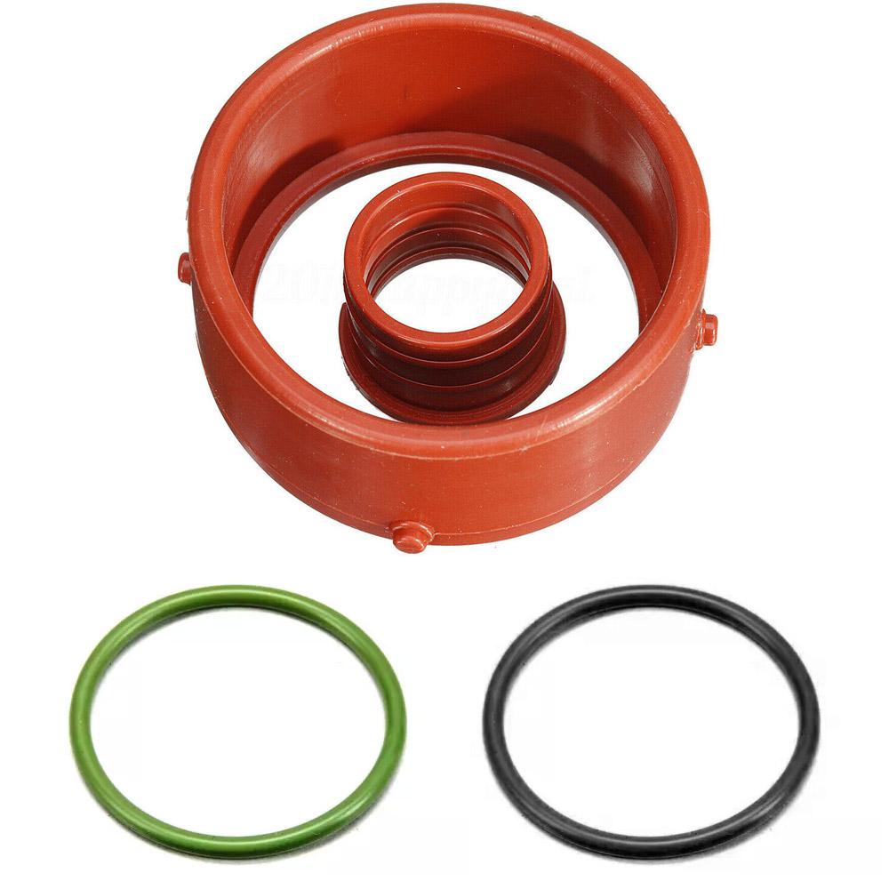 Kit de 4 bagues d'étanchéité en caoutchouc rouge pour admission Turbo et reniflard A6420940080 6420940580 pour Mercedes OM642 Accessoires de voiture de haute qualité