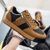 Mode Sneaker Casual Übergröße 45 Herren Designer Retro Board Schuhe Mode Mikrofaserleder Stoff Höhe Erhöht Flacher Plateau-Schuh