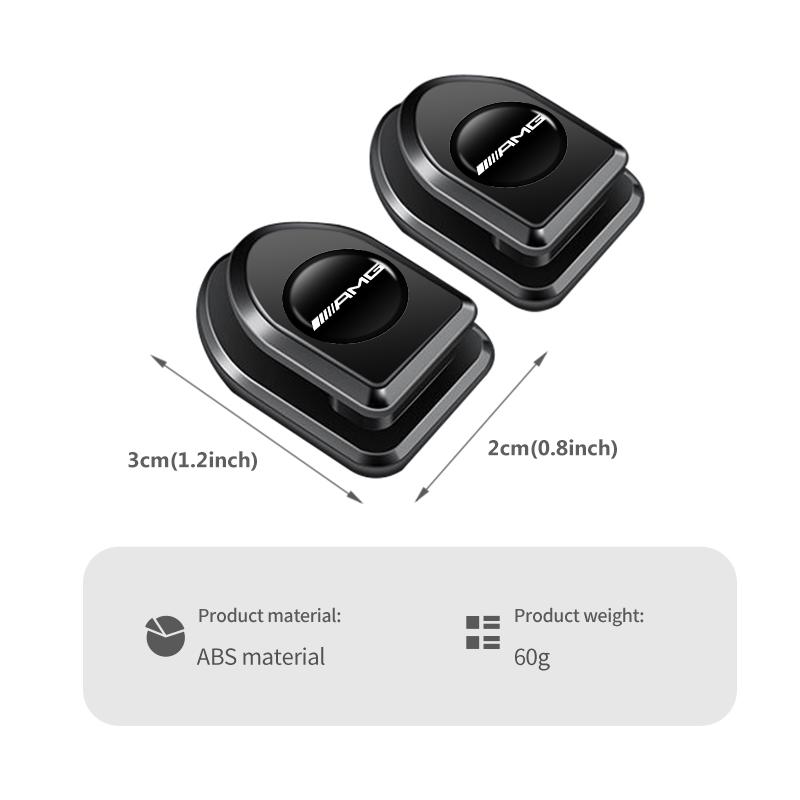 4pcs Car Paste Hooks USB Storage Hanger Interior Accessories For Mercedes Benz AMG A B C E S G Class A180 CLK CLA GLE GLC W212 VB3