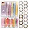 Official Shiraishi Image Model Colored Contact Feliamo Tiramisu Ring Includes Wet Wipes [Feriamo Store] [Mai Lenses] 1-day (Prescription) 10-Pack