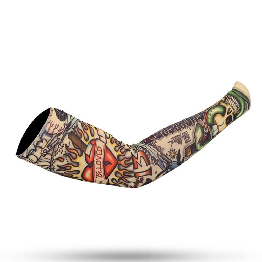 Sportswear Warmer Outdoor Sport Basketball Summer Cooling Arm Cover Flower Arm Sleeves Sun Protection Arm Sleeves