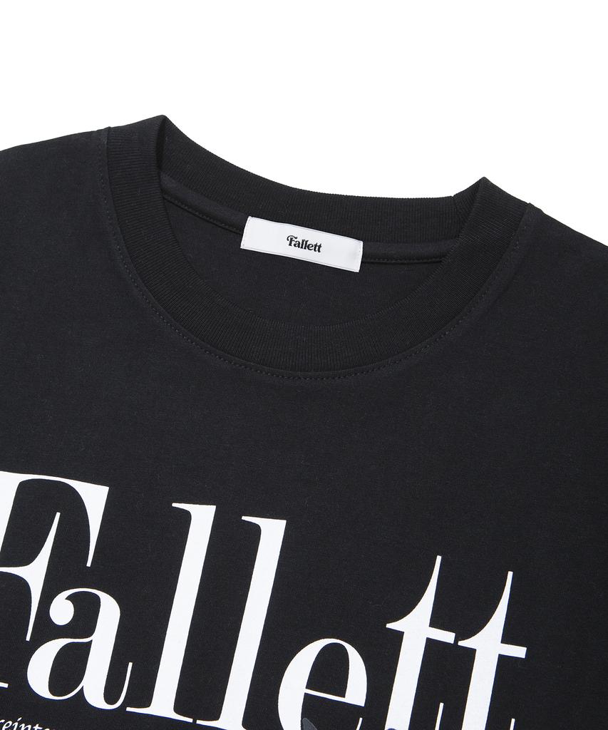 FALLETT [22Ss] Deuce Nero Short Sleeve T-Shirt Black