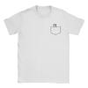 Men's T-Shirt Pocket Grub Hollow Knight Silksong Vintage 100% Cotton Tees Short Sleeve T Shirt Crewneck Clothes Birthday Present