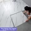 5pcs Simulated Marble Tile Floor Sticker Waterproof Self-adhesive Living Room Toilet Kitchen Home Floor Decor 3d Wall Sticker