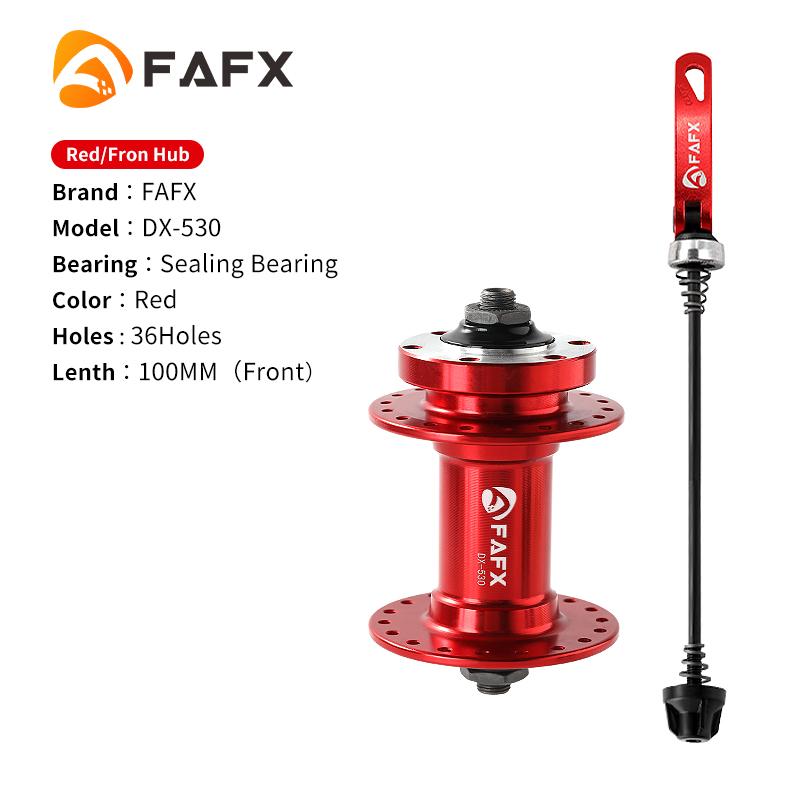 FAFX MTB Bike 32/36 Holes Sealing Bearing Hubs Compatible 7/8/9/10/11 Speed Cassette Cogs Disc Brake Alloy Hub Bicycle Parts