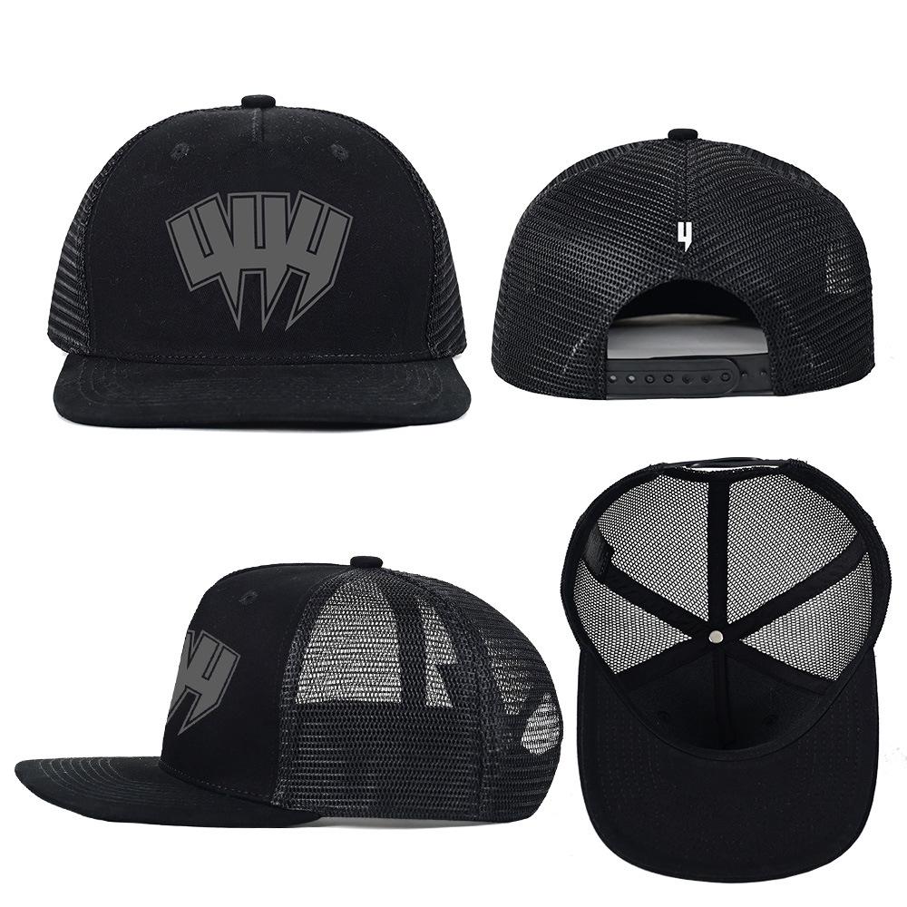 Trendy Unisex Embroidered Baseball Cap - Hip Hop & Street Dance Style with Mesh Sun Shield