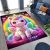 Cartoon Regenboog Eenhoorn Elfen Meisje Cadeau Vloerkleed voor Slaapkamer Woonkamer Bank Huis Deurmat Decoratie, Groot Kind Speel Antislip Vloermat