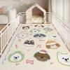 Cartoon Letter Bone Pet Playpen Mat Waterproof Non‑Slip Stain‑Resistant Easy‑Clean Large Pad For Dog Cat Indoor Playpen