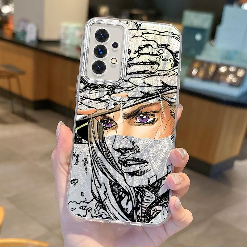 Hot JoJo Steel Ball Run Phone Case For Samsung Galaxy S25 S24 S23 S22 S21 Plus Ultra A73 A72 A71 A55 A54 A53 Hard Non-Slip Cover