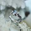 Maanlicht Ring, Dames Retro Party Sieraden, Exquise Boheemse Stijl Party Vingeraccessoires