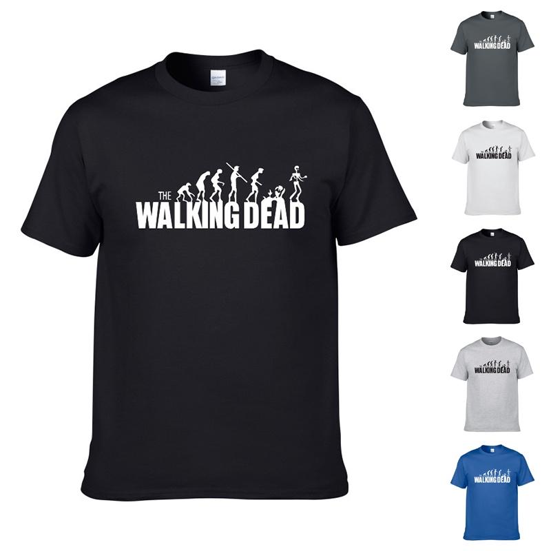 The Walking Dead Unisex Short Sleeve Cotton Casual T-shirt Perfect For All Seasons