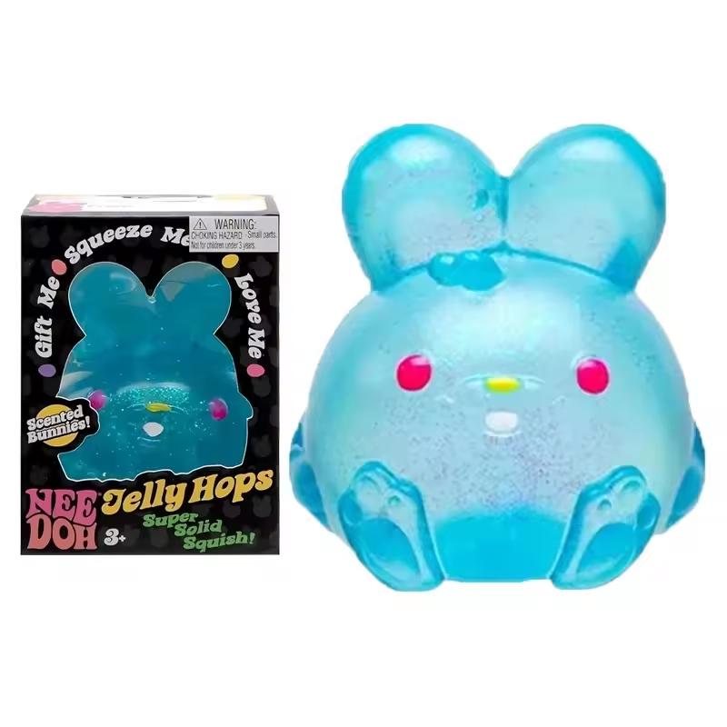 Trending Ne Doh Jellyfish Cube Squish Toy Soft Jelly Squeeze Stress Relief Fidget Toy Sensory For Kids Adults Octopus Fidget