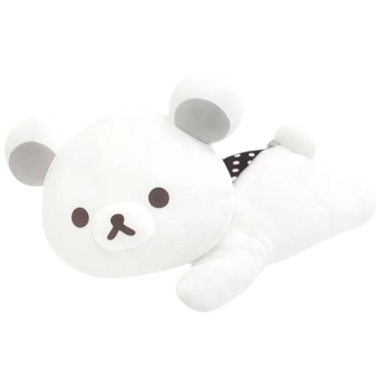 35cm Cute Relaxed Bear Rilakkuma Plush Toy Doll With Gray Ear Accents And Simple Features Perfect For Gifting And Collecting