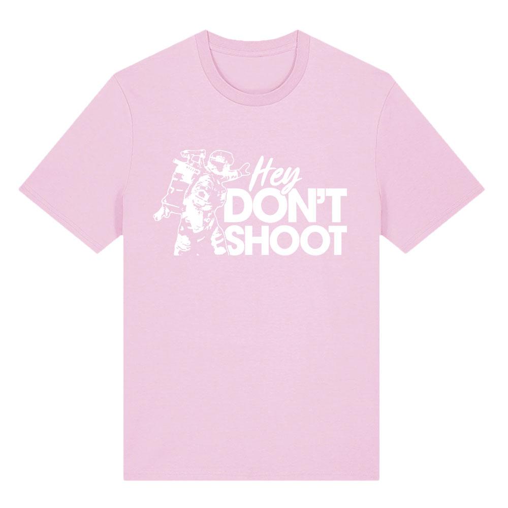 Don' Shoot Game Arc Raiders Tshirt Unisex Streetwear Hip Hop Cotton Short Sleeve Male T-shirt O-neck Fashion Loose Men T Shirts