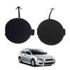 2PCS Tow Hook Eye Cover Rear Front Bumper Cap Unprimed For Mitsubishi Lancer 08-16