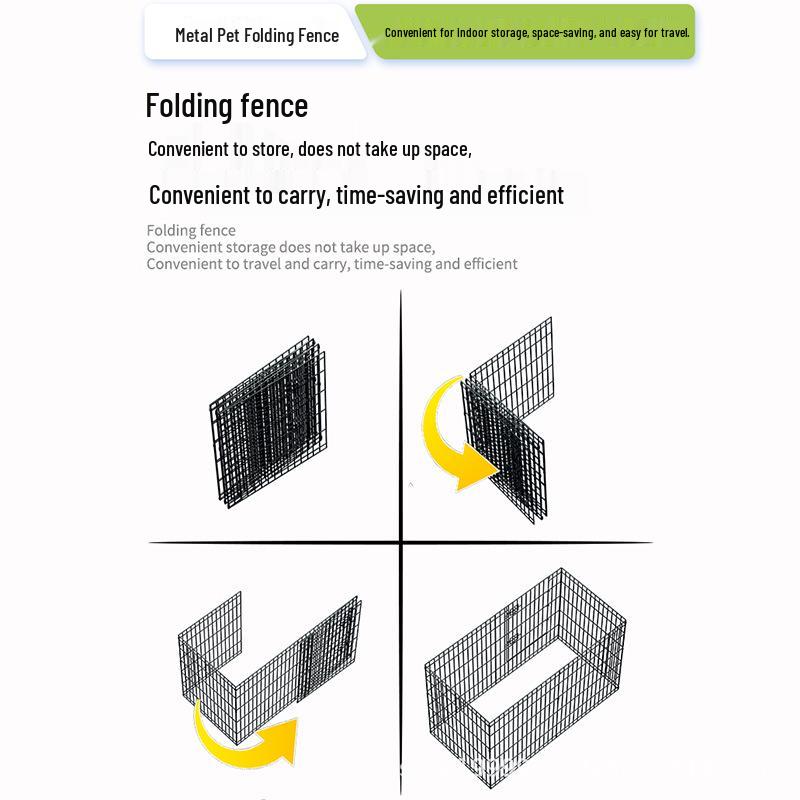 Indoor Pet Fence & Cage for Medium and Small Dogs - Teddy Edition